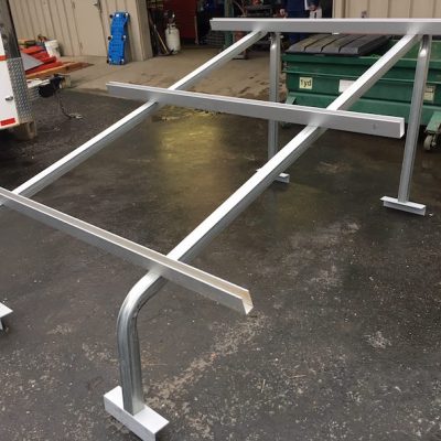 Solar Support Legs for Cargo Container(set of 2),  8ft span
