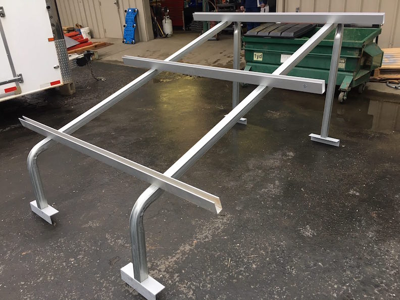 Solar Support Legs for Cargo Container(set of 2), 8ft span - SunnyCal ...