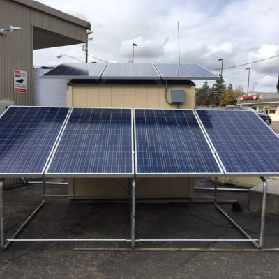 FEMA-1 with solar modules installed