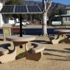 Solar Powered Picnic Tables for schools and parks