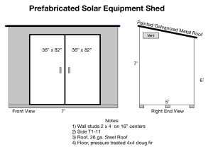 Prefabricated Solar Shed