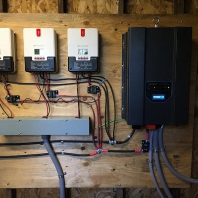 Off grid solar system example