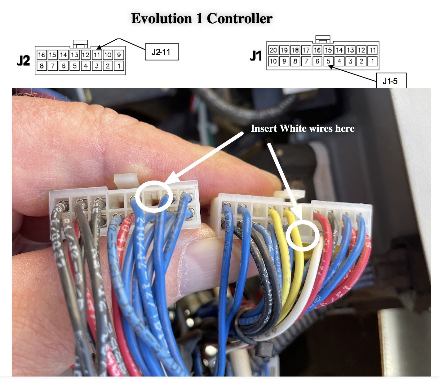 Adding gen start wires to Generac Evolution 1 controller