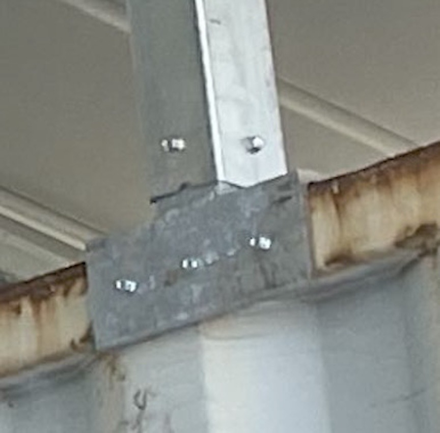 Footer edge bracket for shipping container solar 