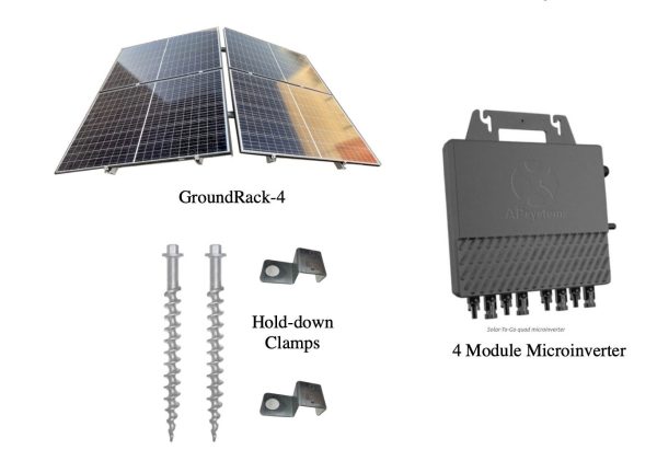 Solar-To-Go 1.6kW On-Grid System with Hold-downs
