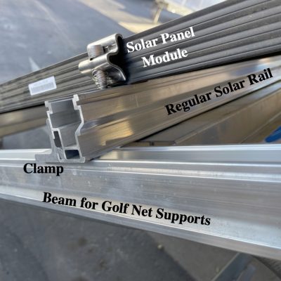 Beam for Golf Net Supports