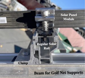 Golf Net Support Beam