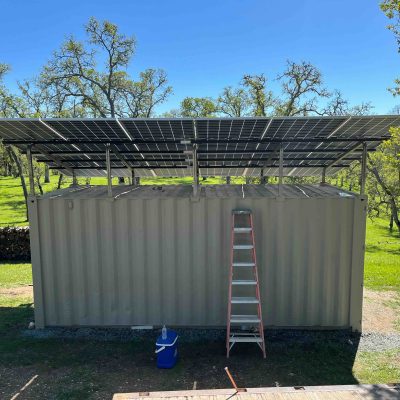 20ft container solar structure