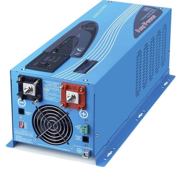 4kw 12V Inverter, charge from 120vac generator