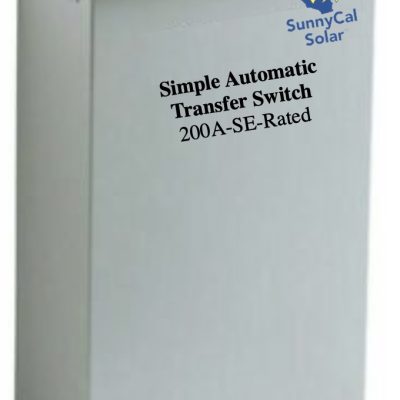 Simple 200A Automatic Transfer Switch