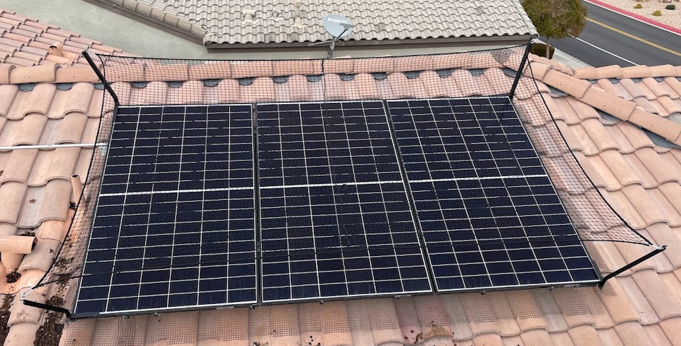 Simple Solar GolfNet Installation