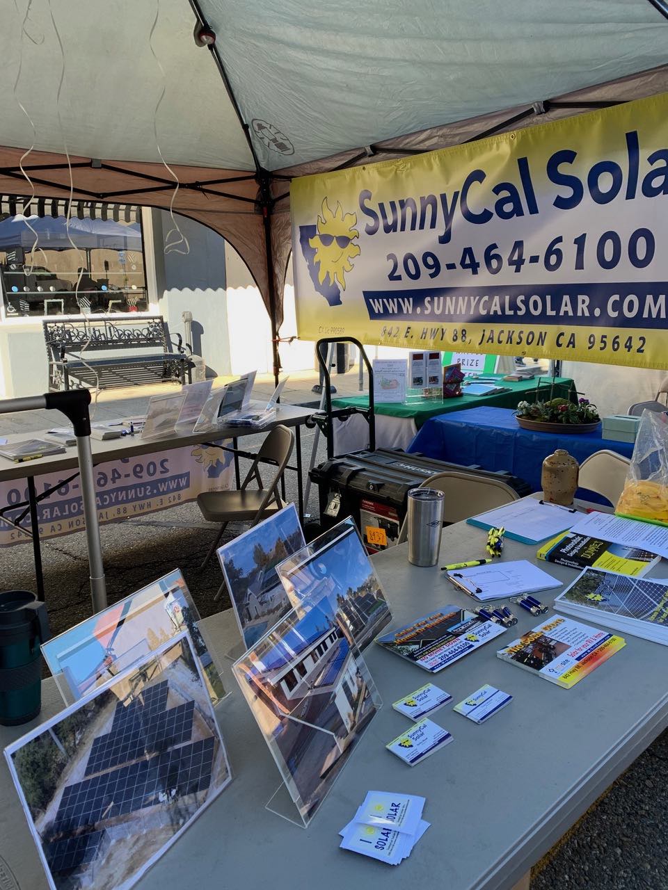 SunnyCal Solar Booth at Dandelion Days