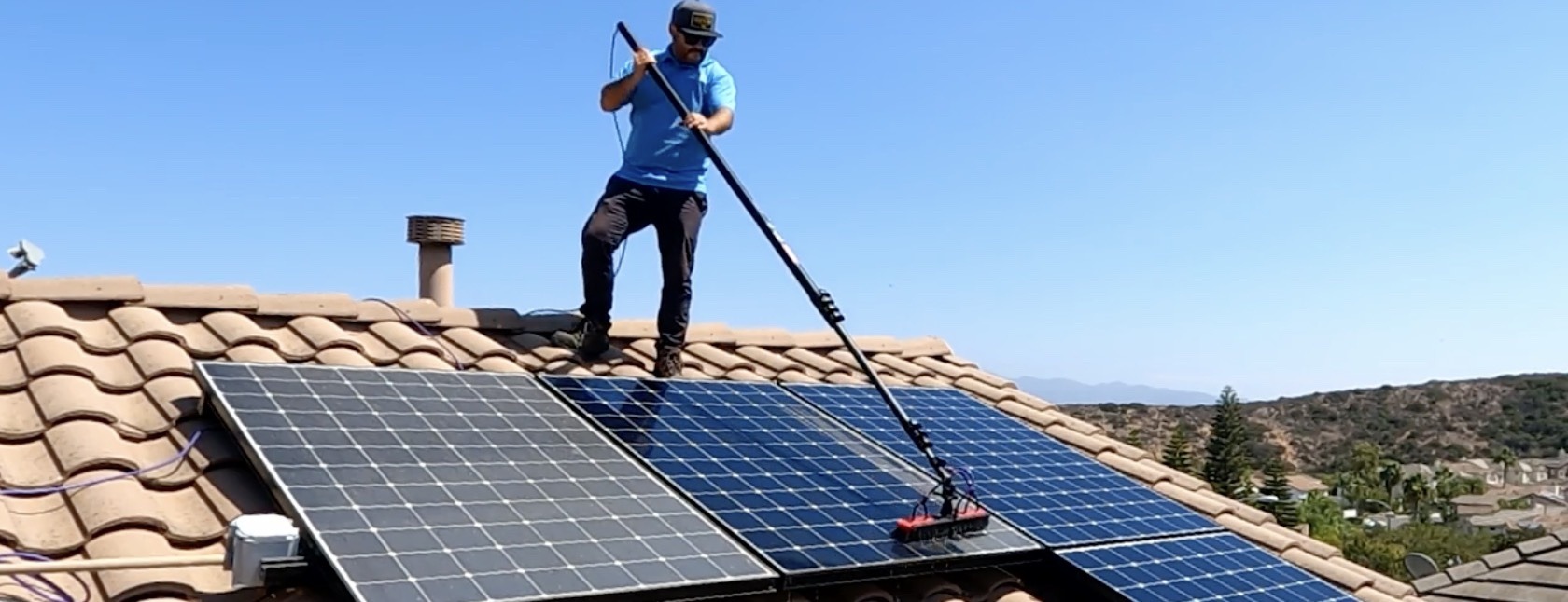 Cleaning Solar Panels