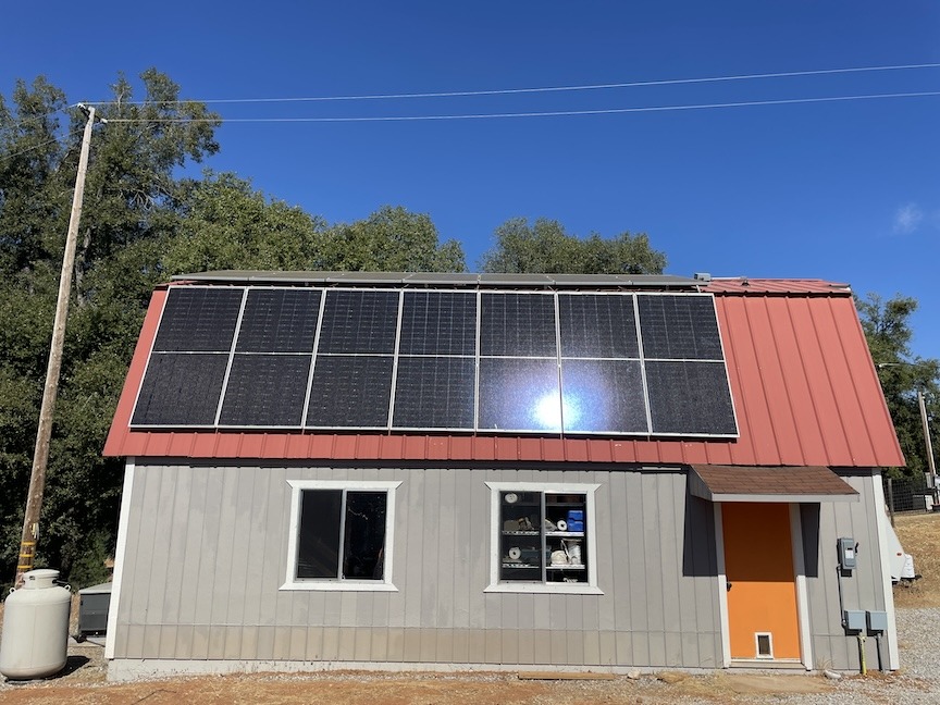 Shed with Solar