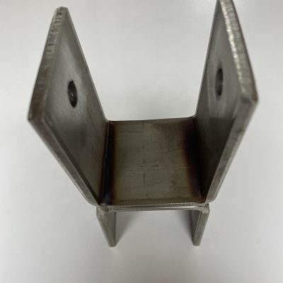 H-bracket for joining 2" tubes