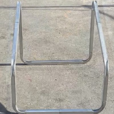 Assembled frame before module is attached