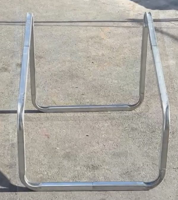 Assembled frame before module is attached