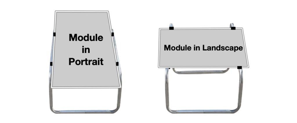 Icon of module mounting orientation