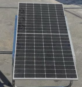 Side Yard Solar with module installed in portrait orientation