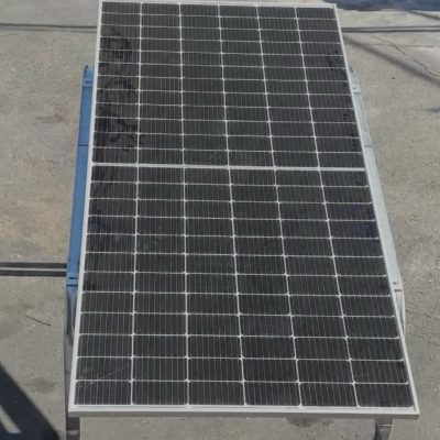 Side Yard Solar with module installed in portrait orientation