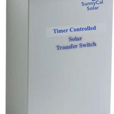Timer controlled transfer switch